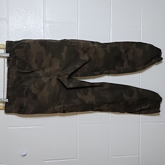 Camouflage Light Weight Soft Cotton Canvas Camo Cargo Joggers Pockets - Picture 13 of 16